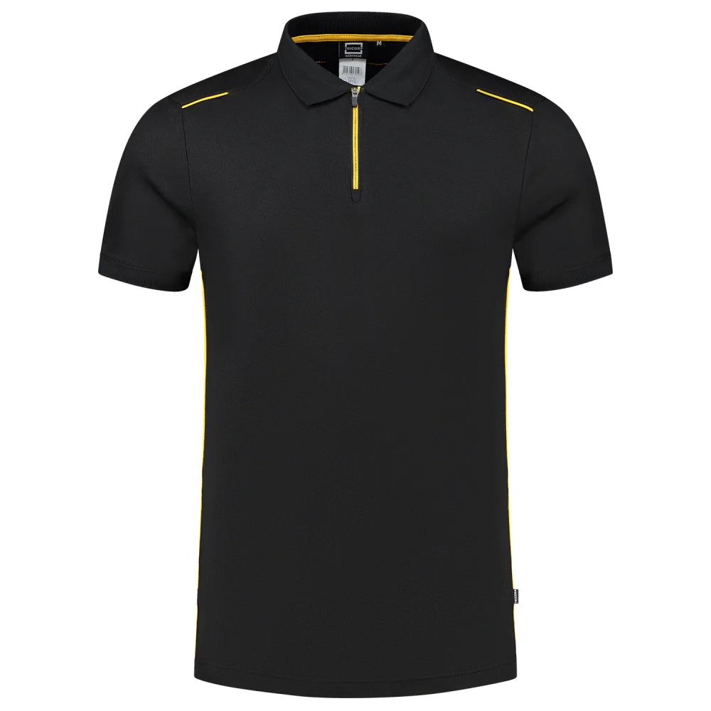 Tricorp 202703 Poloshirt Accent Black Yellow