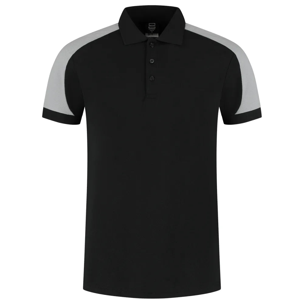 Tricorp 206106 Poloshirt Bicolor Redefined Black Grey