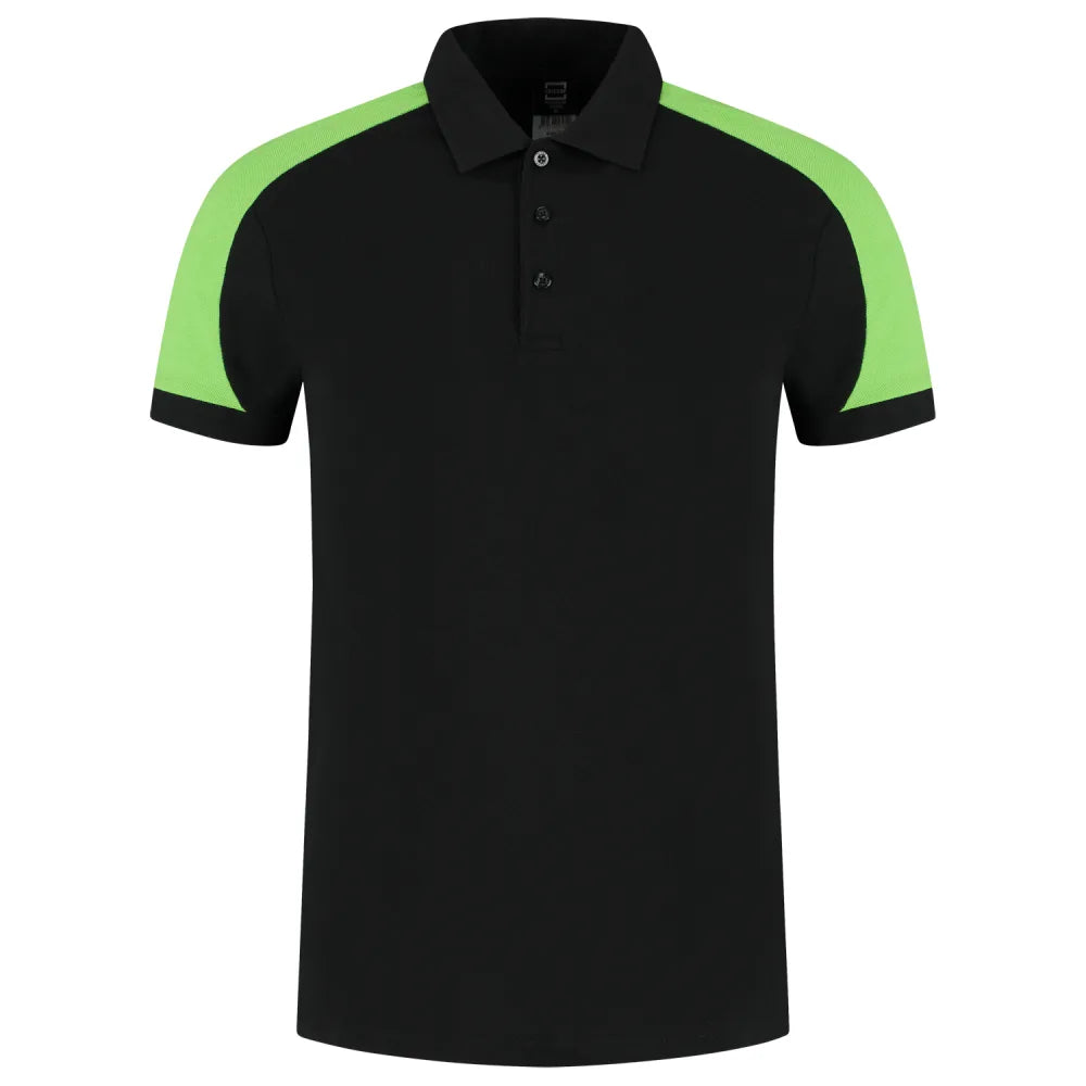 Tricorp 206106 Poloshirt Bicolor Redefined Black Lime