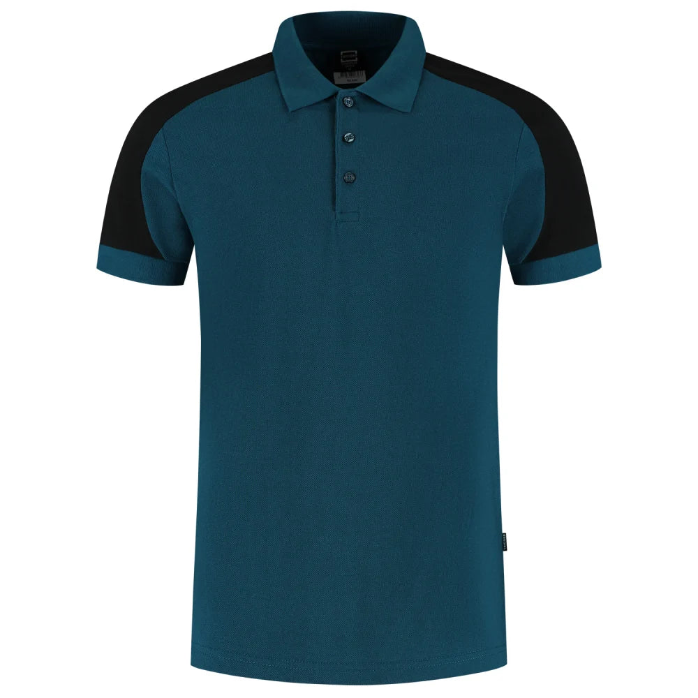 Tricorp 206106 Poloshirt Bicolor Redefined Teal Black