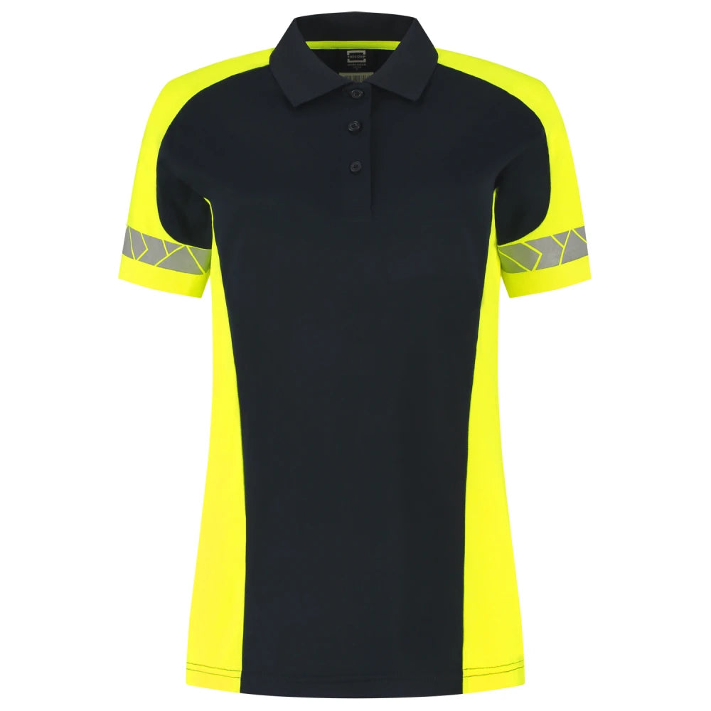Tricorp 206110 Poloshirt Reflective Redefined Dames Ink Fluor Yellow