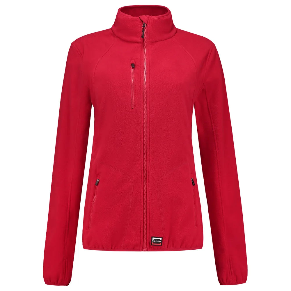 Tricorp 301011 Sweatvest Fleece Luxe Dames Red