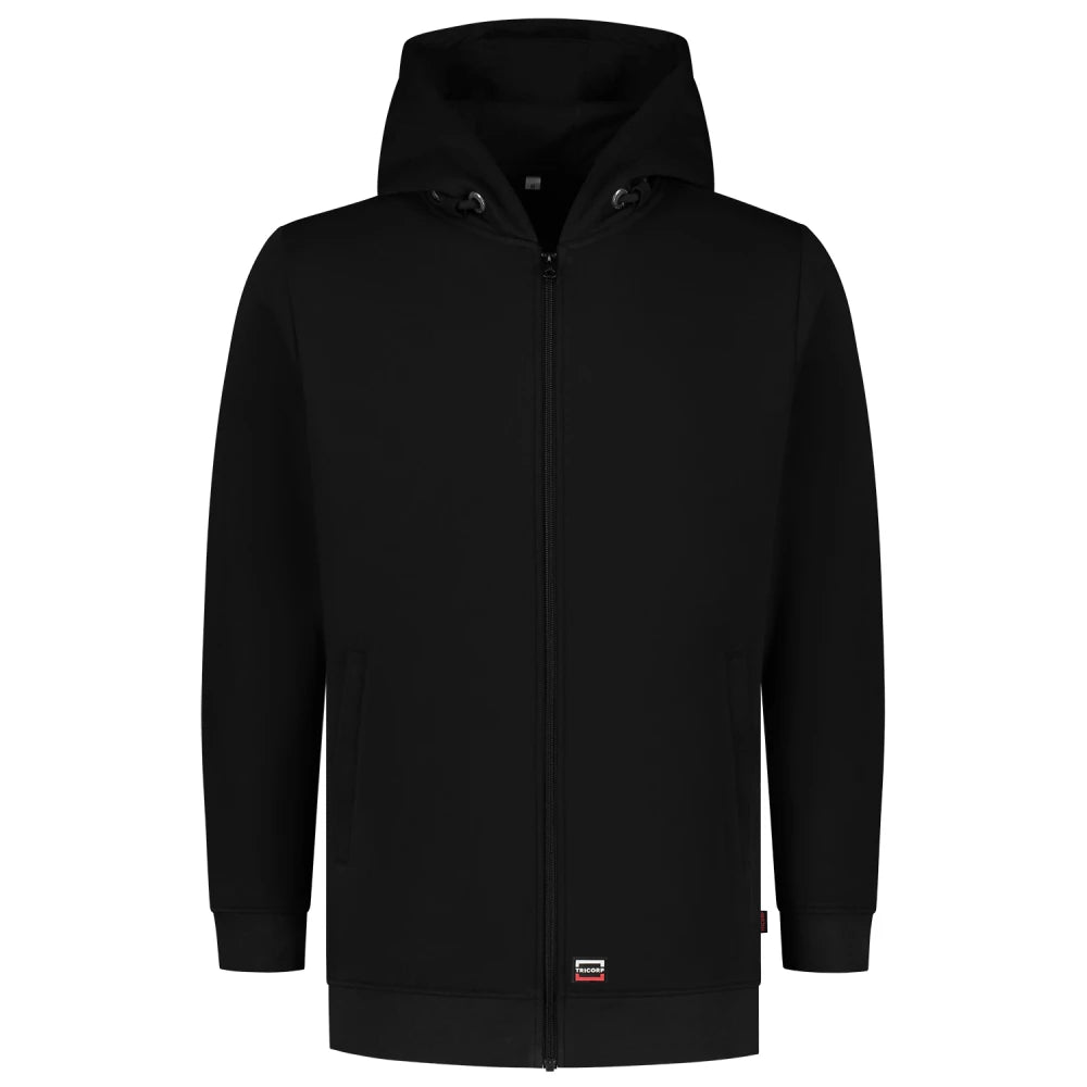 Tricorp 301014 Sweatvest Capuchon 60°C Wasbaar Black