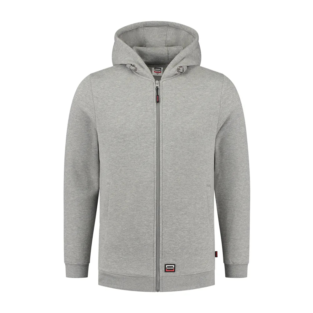 Tricorp 301014 Sweatvest Capuchon 60°C Wasbaar Grey Mel