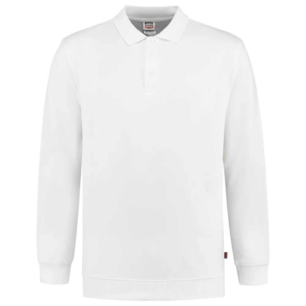 Tricorp 301016 Polosweater Boord 60°C Wasbaar White