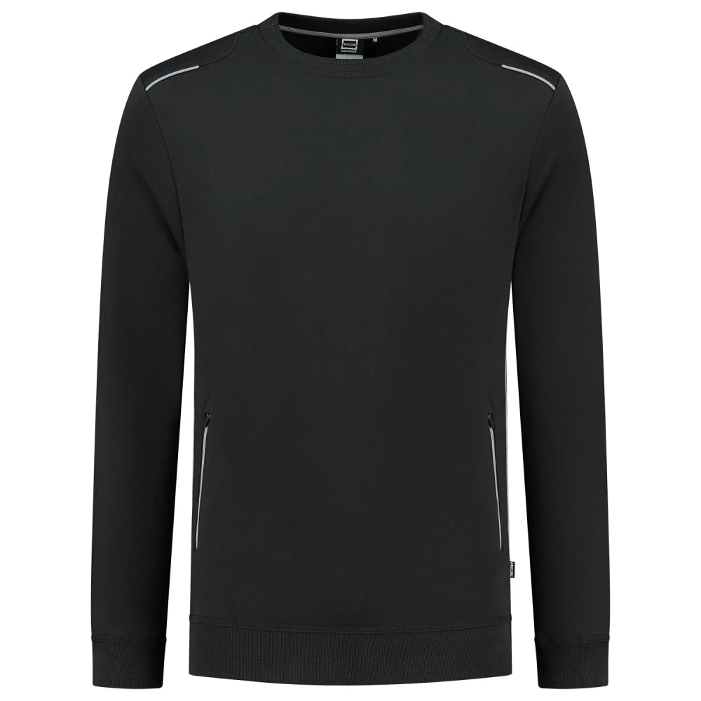 Tricorp 302703 Sweater Accent Black Grey
