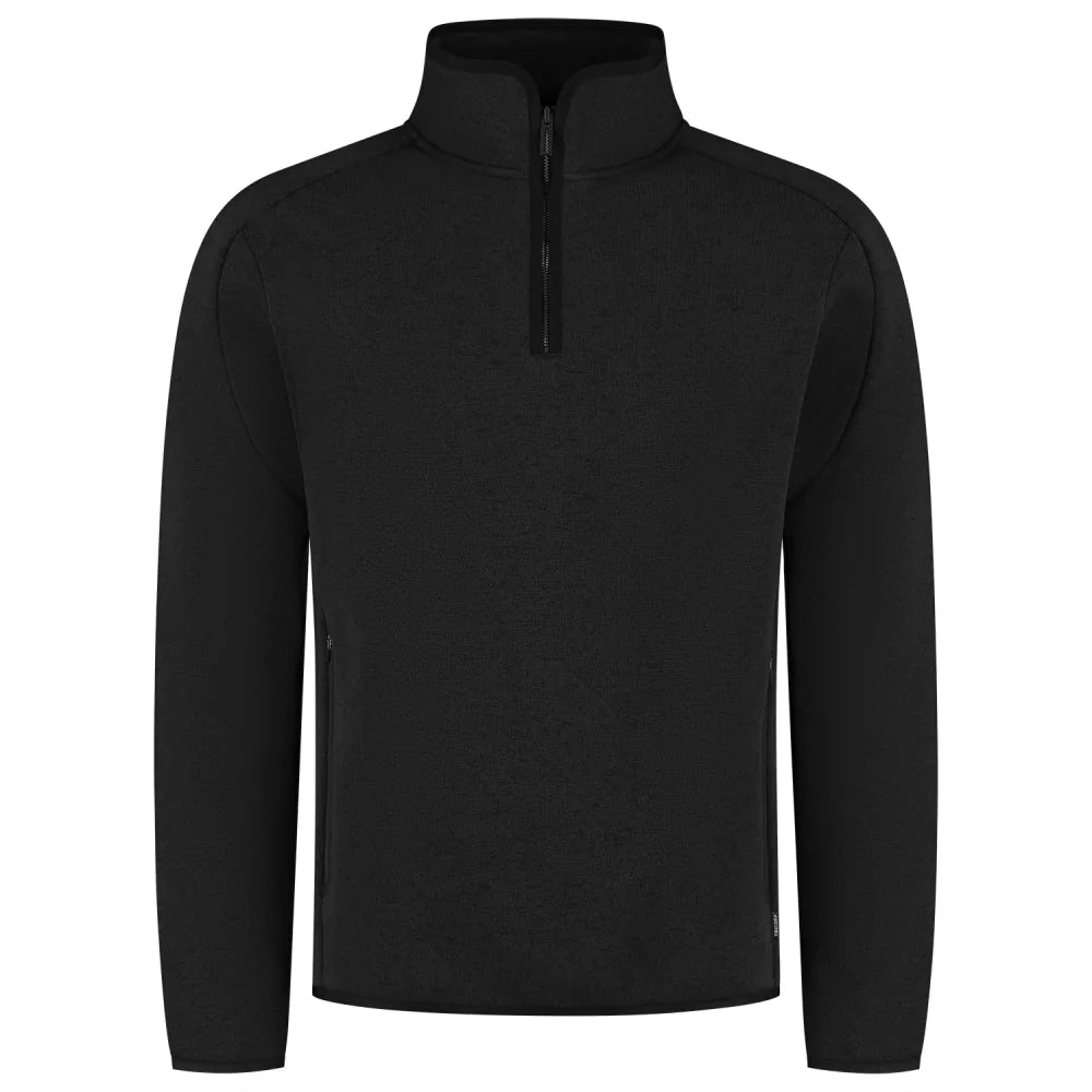 Tricorp 306117 Knitted Fleecejack 1/4 Zip Redefined Black