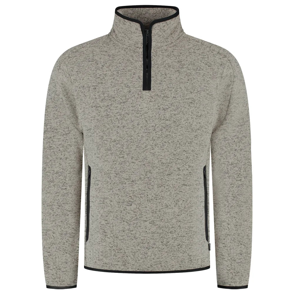 Tricorp 306117 Knitted Fleecejack 1/4 Zip Redefined Sand