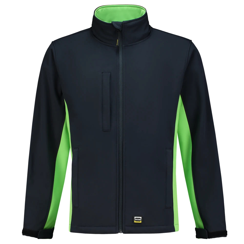 Tricorp 402002 Softshell Bicolor Navy Lime