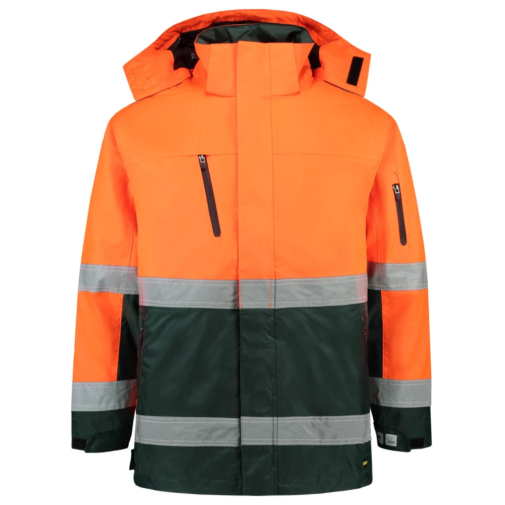 Tricorp 403004 Parka Iso20471 Bicolor Fluor Orange Green