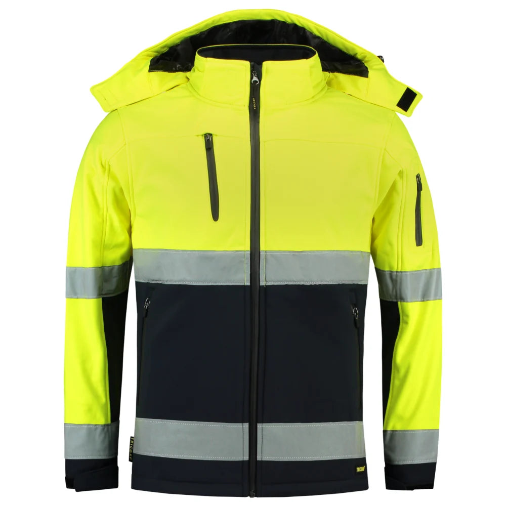 Tricorp 403007 Softshell Iso20471 Bicolor Fluor Yellow Navy