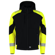 Tricorp 406111 Softshell Capuchon Reflective Redefined Black Fluor Yellow