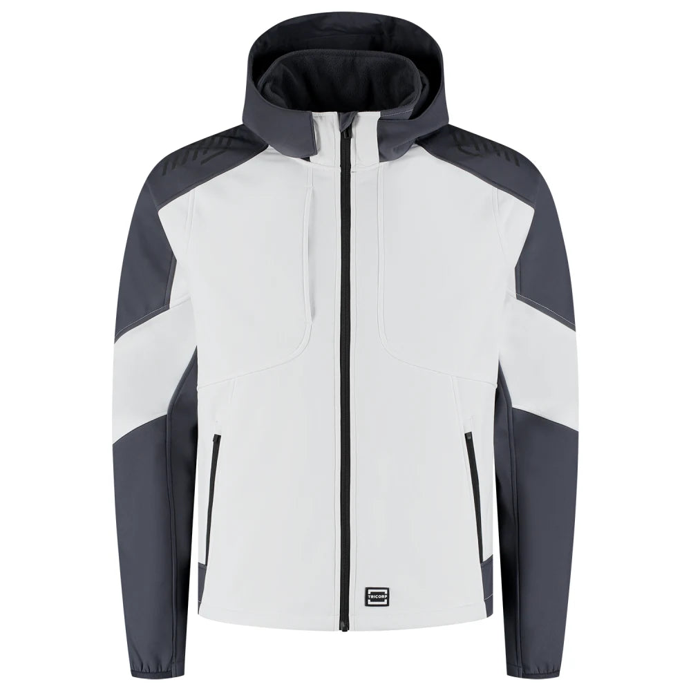 Tricorp 406118 Softshell Capuchon Bicolor Redefined White Anthracite