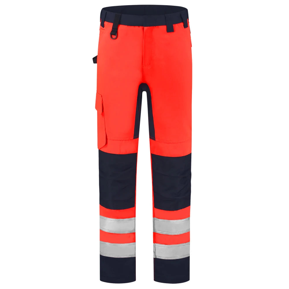 Tricorp 503011 Werkbroek High Vis Bicolor Fluor Red Ink