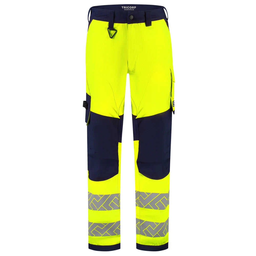 Tricorp 506119 Werkbroek Funct. Stretch High Vis Redefined Knieversterking Fluor Yellow Ink