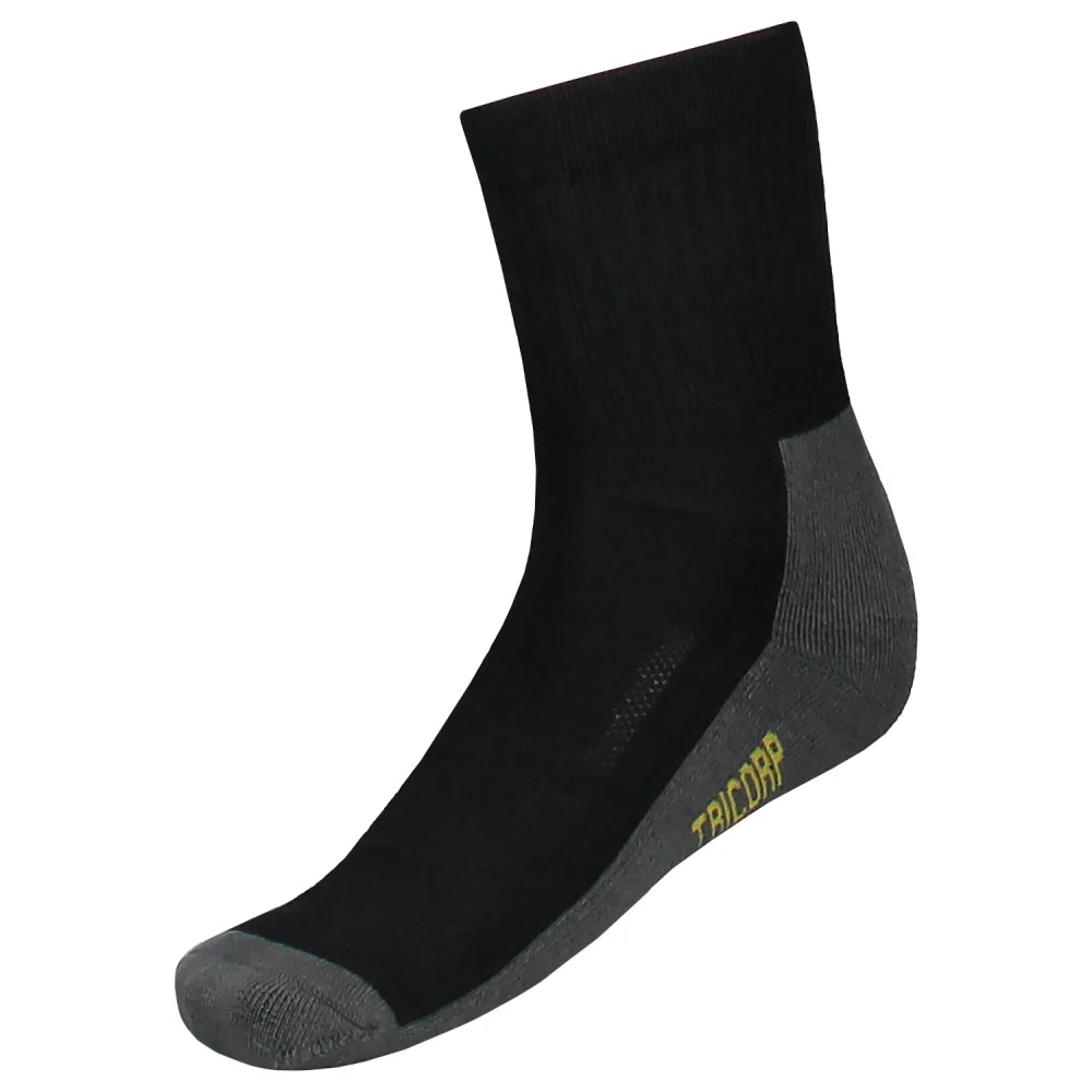 Tricorp 602008 Werksok 70 Gram 2-Pack Black Dark Grey