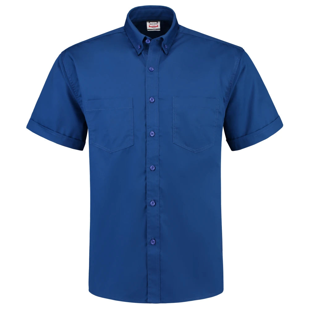 Tricorp 701003 Werkhemd Korte Mouw Basis Royal Blue