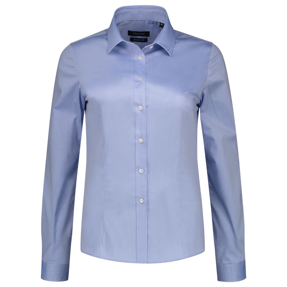 Tricorp 705016 Blouse Stretch Fitted Blue